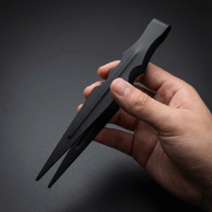 18cm Metal Tongs for Shisha - Black