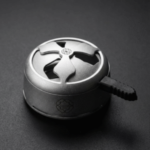 Heat Manager for hookah - aluminum - Black/Silver